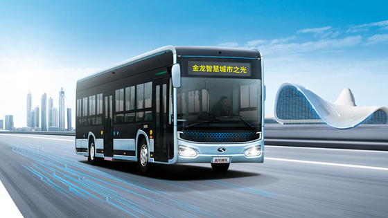 اتوبوس KINLONG 5G Pure Electric Vehicle Bus 12M Electric City Bus 28 صندلی