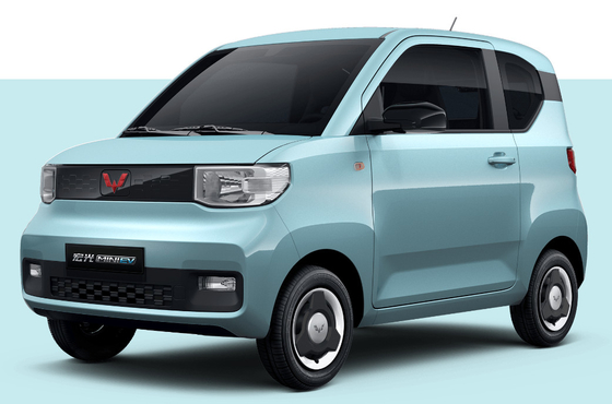ماشین های الکتریکی HONGGUANG Mini SUV 120 ~ 170 کیلومتر برد رانندگی Wuling mini ev cars