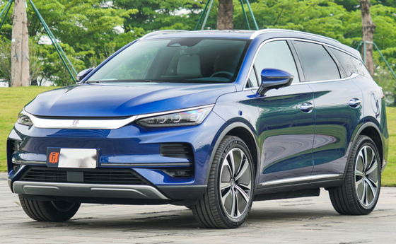 BYD TANG Automotive 4wheel Driving Form 635KM مسافت پیموده شده استقامت 7 صندلی خودروهای SUV EV