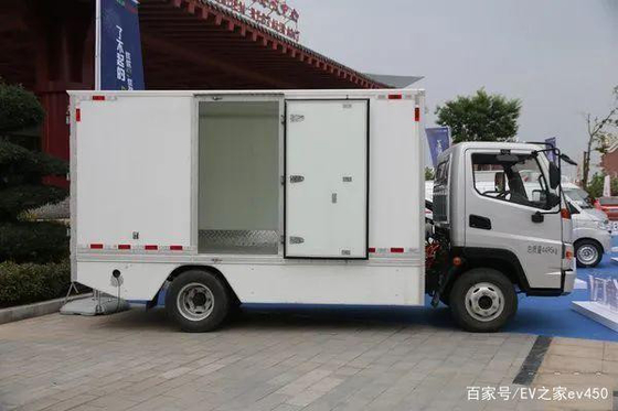 90 کیلومتر در ساعت EV Electric Truck 85kw 230KM Pure Electric Cargo Truck