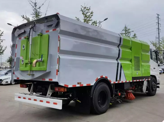 169kw 230hp 12CBM کامیون رفتگر جاده ای نوع دیزل برای محل معدن