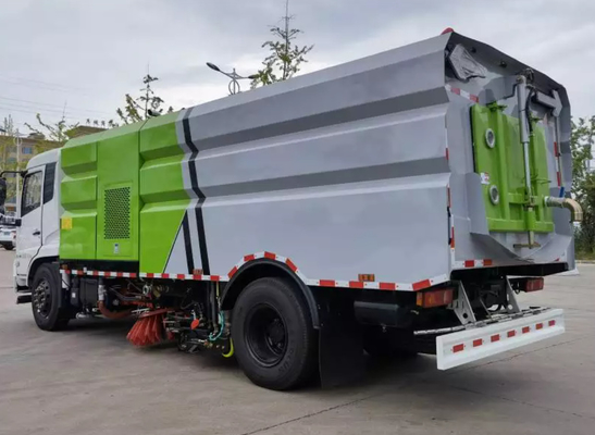 169kw 230hp 12CBM کامیون رفتگر جاده ای نوع دیزل برای محل معدن